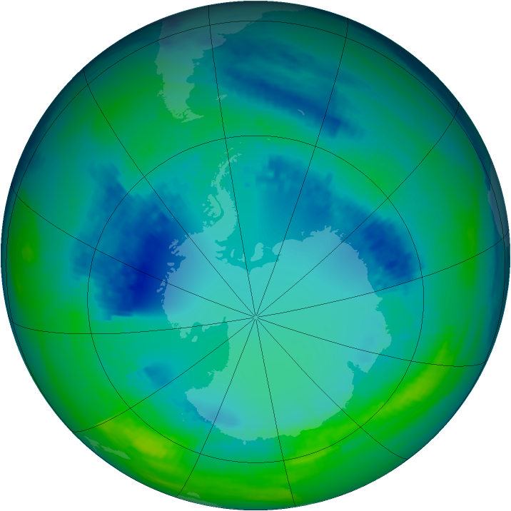 Ozone Map 2004-08-14
